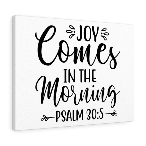 Scripture Canvas Joy Comes Psalm 30:5 Christian Bible Verse Meaningful Framed Prints, Canvas Paintings - Image 8