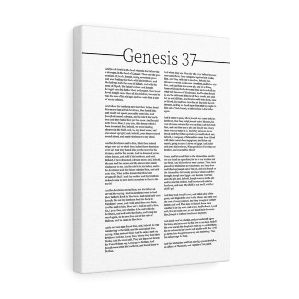 Scripture Canvas Genesis 37 Story of Joseph Christian Bible Verse Meaningful Framed Prints, Canvas Paintings - Image 5