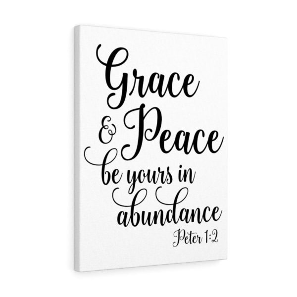 Scripture Canvas Grace & Peace Peter 1:2 Christian Bible Verse Meaningful Framed Prints, Canvas Paintings - Image 7