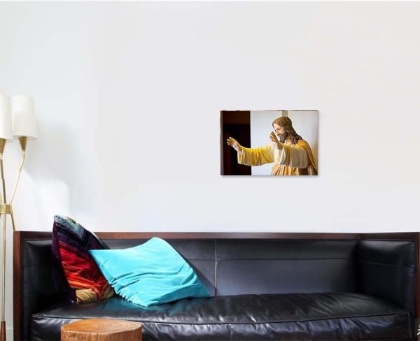 Jesus Statue 3 Christian Premium Multi Canvas Prints, Multi Piece Panel Canvas Luxury Gallery Wall Fine Art Print - Image 2