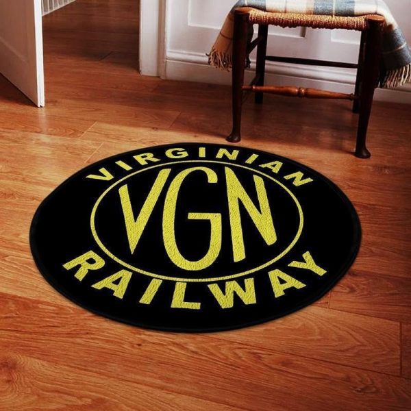 Virginian Round Mat Virginian Railway Round Floor Mat Room Rugs Carpet Outdoor Rug Washable Rugs