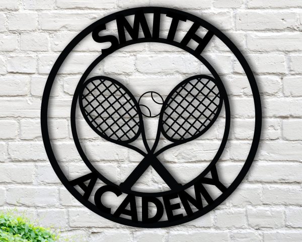 Personalized Tennis Sign, Metal Tennis Wall Art, Tennis Sign, Tennis M