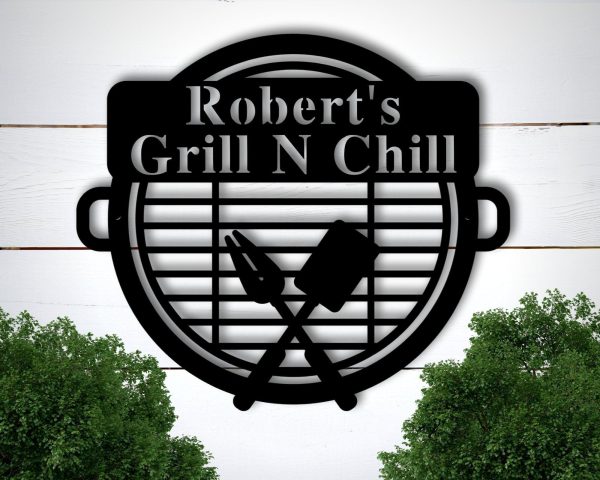 Personalized Metal Bbq Sign Mens Gifts For Christmas Gift For Husband