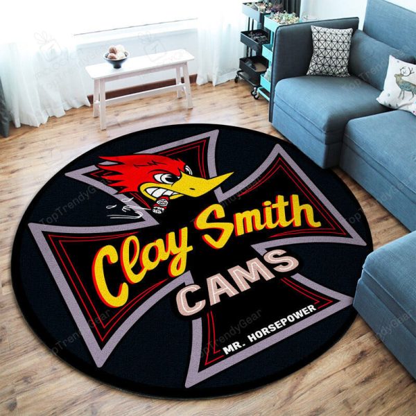 Hotrod Round Mat Round Floor Mat Room Rugs Carpet Outdoor Rug Washable Rugs - Image 2