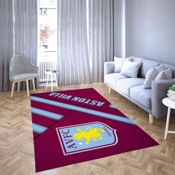 Aston Villa Football Club Doormat 6 Area Rugs For Living Room Rectangle Rug Bedroom Rugs Carpet Flooring Gift RS133755|Rosabella Print