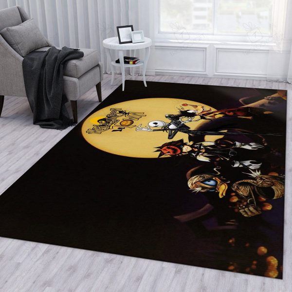 Nightmare Before Christmas Ver10 For Christmas Rug Us Gift Decor Rectangle Area Rugs Carpet For Living Room, Bedroom, Kitchen Rugs, Non-Slip Carpet Rp123307 Print